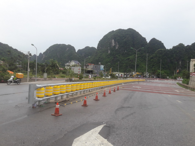 banh xoay duoc lap dat tai nga ba Quang Hanh Cma p