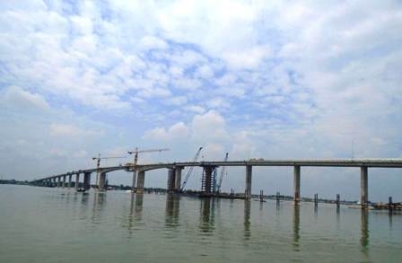 Cầu Mỹ Lợi đã được hợp long và sẽ hoàn thành trước