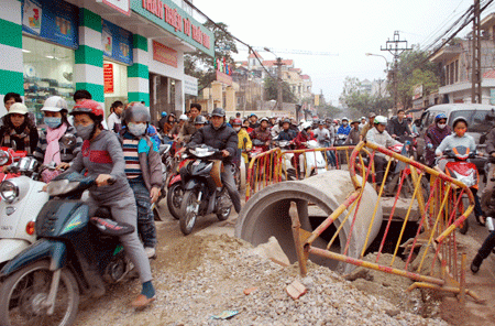 xử phạt doanh nghiệp đào đường