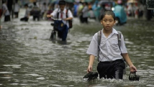 Hà Nội vận hành 5 trạm cảnh báo úng ngập cho khu v