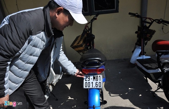 biển độc xe máy điện