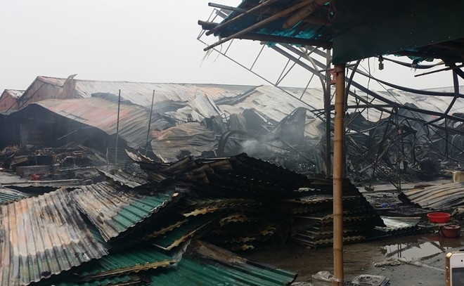 Vụ cháy chợ Phủ Lý- Thiệt hại 10 tỷ