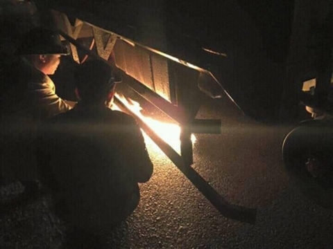 Rét kỷ lục vẫn toát mồ hôi xem tài xế 