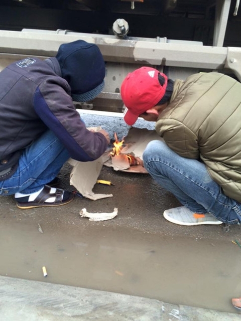 Rét kỷ lục vẫn toát mồ hôi xem tài xế 