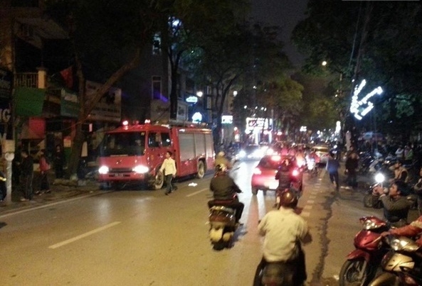 Hà Nội- Cháy nhà hàng bún bò, cụ bà hoả