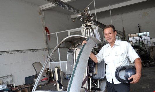 Kỹ sư tự chế trực thăng, tự mở “trưo