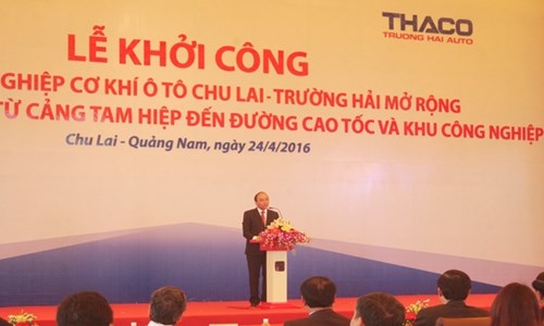 Khởi công dự án KCN ô tô Chu Lai-Trường