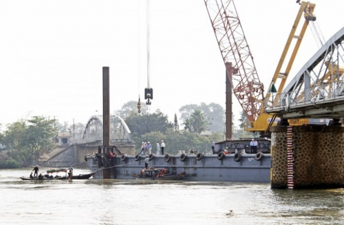 45 ngày nữa hoàn thành cầu Ghềnh