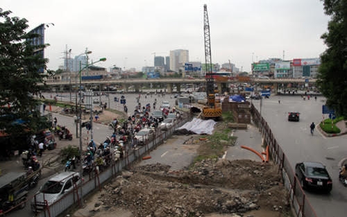 Dự án metro Nhổn-ga Hà Nội chậm tiến đ