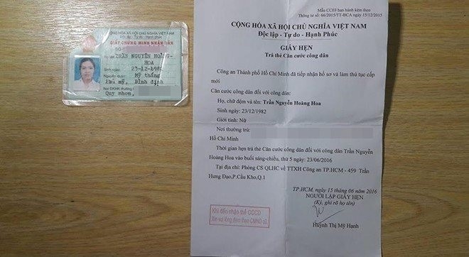 CMND cắt góc có được lên máy bay