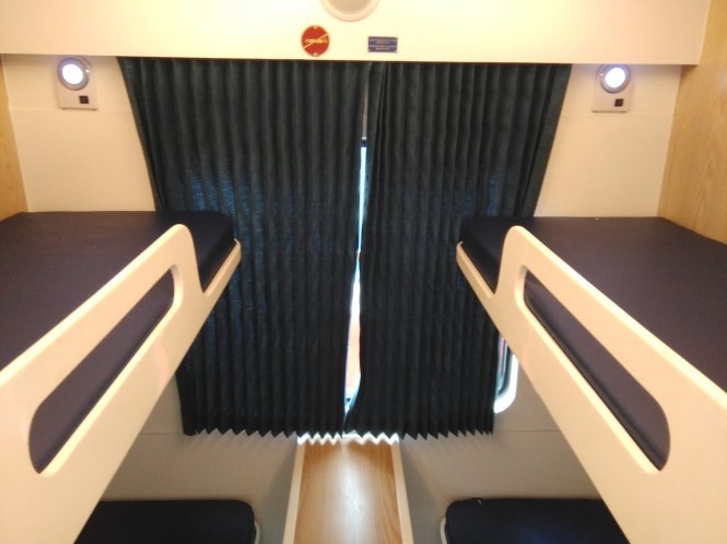 2 Ngắm toa tàu giường nằm hạng sang do ky