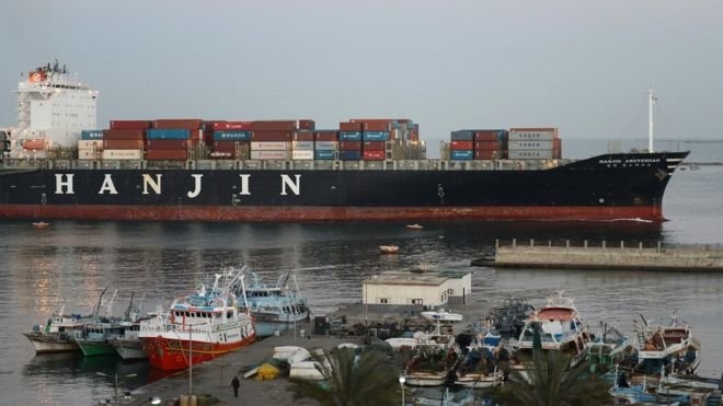 Hanjin tuyên bố phá sản, ngành vận tải bi