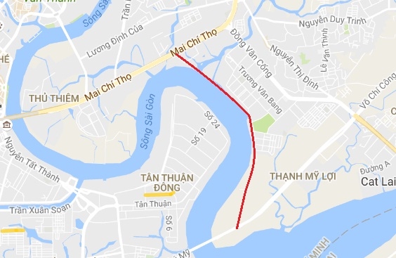 TP.HCM- Làm đường nối KDC Thạnh Mỹ Lợi đ