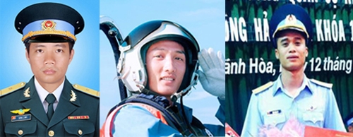 Truy thăng quân hàm cho ba phi công hy sinh ở Vũng