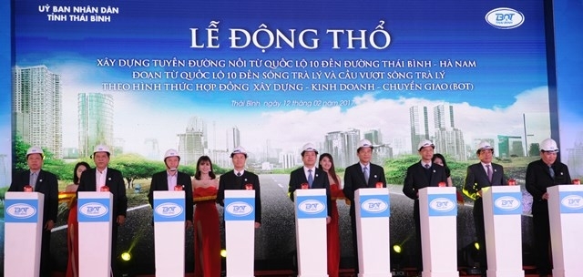 Thái Bình khởi công xây dựng tuyến đường huyết mạc