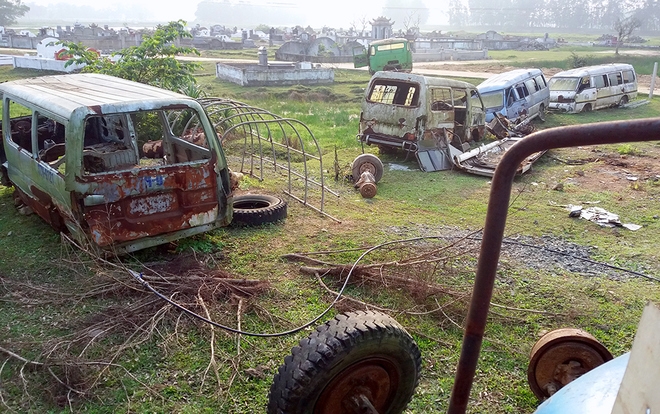 7 Nghĩa địa ôtô ở Hà Tĩnh