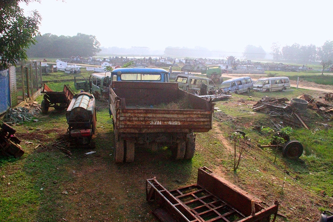 Nghĩa địa ôtô ở Hà Tĩnh
