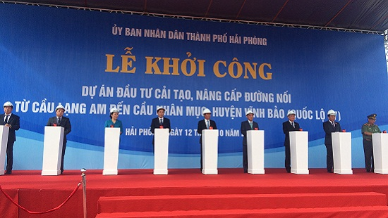 Khởi công Dự án nâng cấp đường từ cầu Lạng Am - cầ