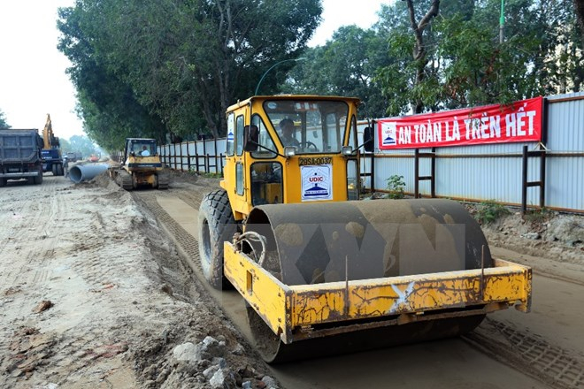 Động thổ cầu cạn Mai Dịch-cầu Thăng Long