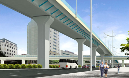 Hà Nội khởi công đường trên cao đoạn Vĩnh Tuy - Ng