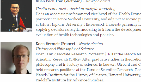 PGS người Việt tham gia Hội đồng Viện Hàn lâm Khoa