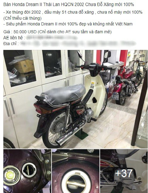Cư dân mạng tranh cãi về chiếc Honda Dream được ra