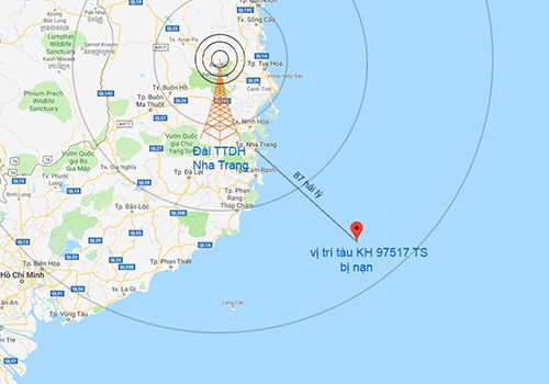 Tàu cá bị tàu lạ đâm chìm trên biển Nha 