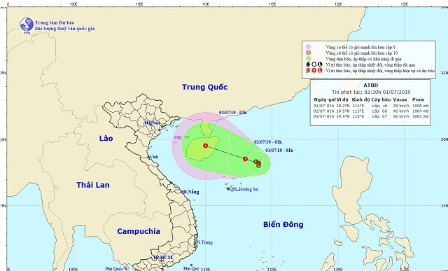 Nắng nóng chấm dứt ở miền Bắc, xuất hiện áp thấp t