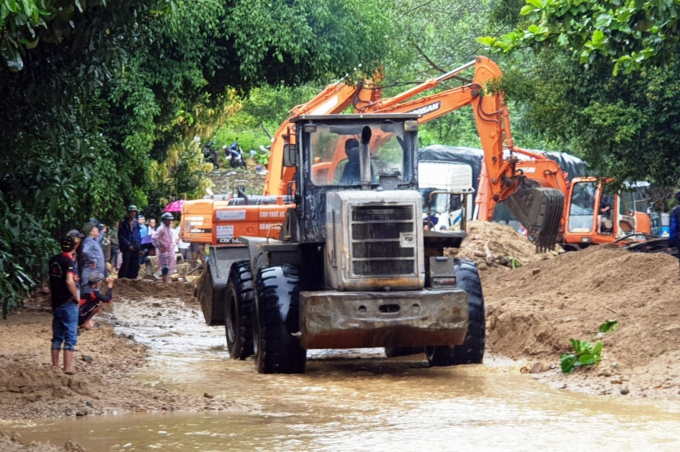 công tác khai thông luông tuyến QL14B được ngành c