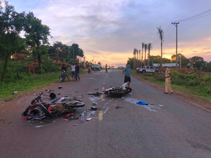 Hiện trường vụ tai nạn thương tâm