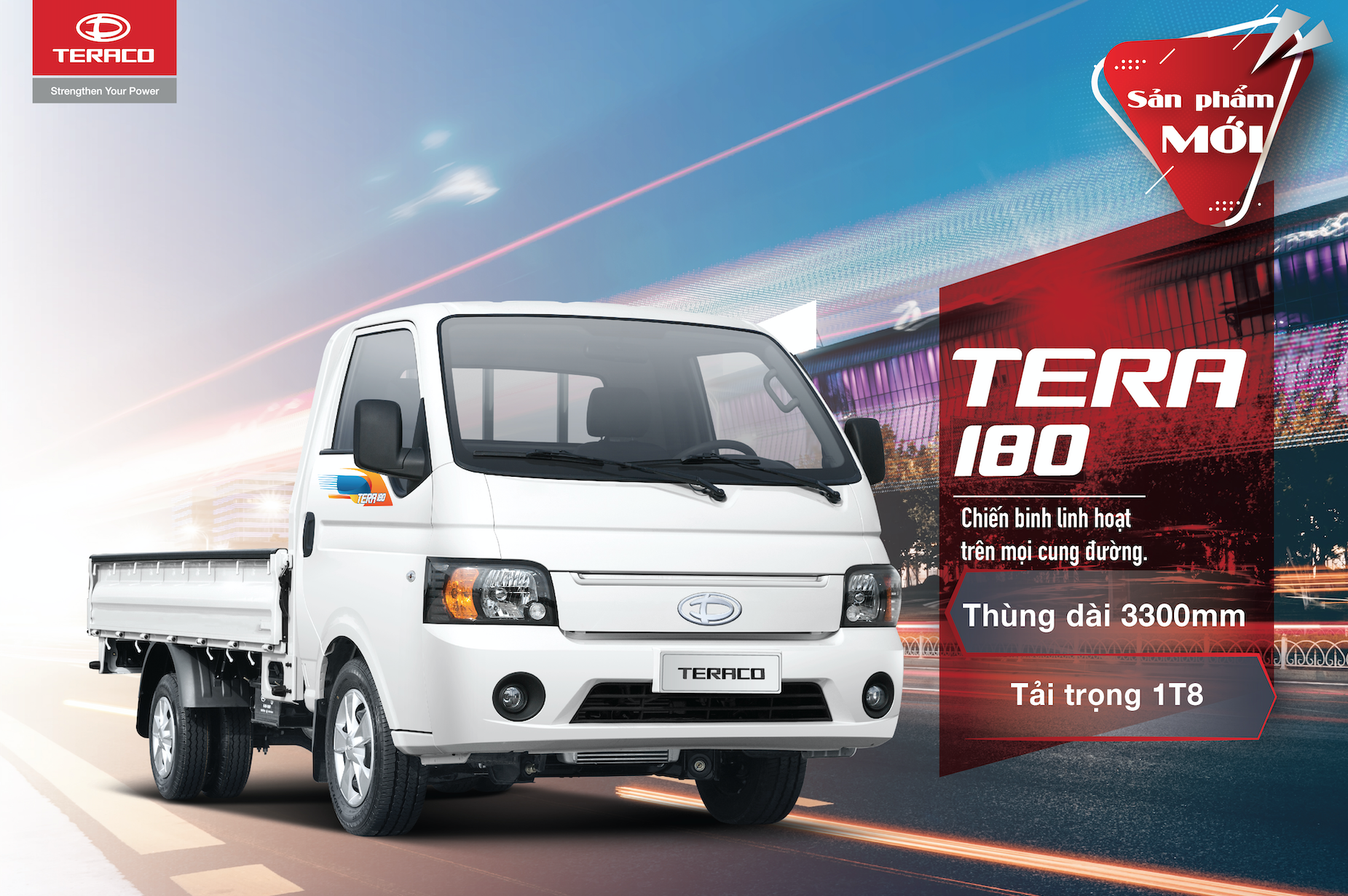 Xe tải nhẹ Tera180 (tải trọng 1T8)