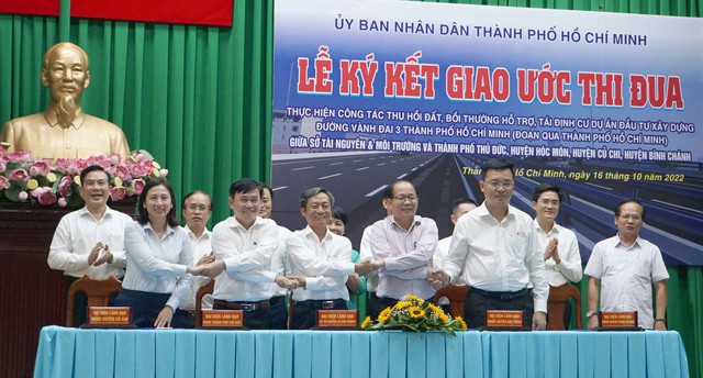 TP.HCM phấn đấu cuối năm 2023 hoàn thành giải phóng mặt bằng dự án đường vành đai 3 - Ảnh 1.