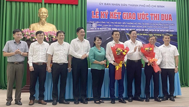 TP.HCM phấn đấu cuối năm 2023 hoàn thành giải phóng mặt bằng dự án vành đai 3 - Ảnh 1.