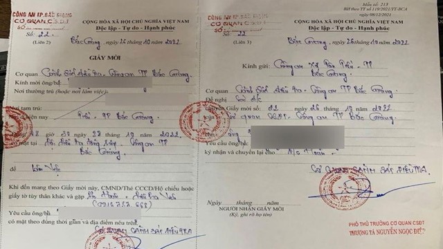 Lại một phóng viên Báo Giao thông bị đe dọa tính mạng cả nhà - Ảnh 2. Lại một phóng viên Báo Giao thông bị đe dọa tính mạng cả nhà - Ảnh 2.