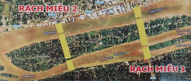 Lùi thời gian chọn nhà thầu của 4 gói thầu cầu Rạch Miễu 2 - Ảnh 2.