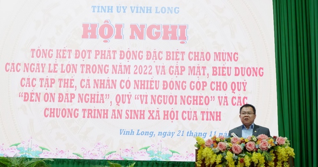 Niềm vui nhân đôi với bà con nghèo tỉnh Vĩnh Long nhân dịp kỉ niệm 100 năm ngày sinh số Thủ tưởng Võ Văn Kiệt - Ảnh 4.