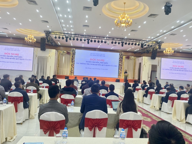 53 đơn vị, doanh nghiệp hàng hải được tuyên truyền các quy định của IMO - Ảnh 1. 53 đơn vị, doanh nghiệp hàng hải được tuyên truyền các quy định của IMO - Ảnh 1.
