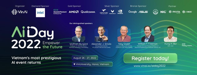 Ngày Trí tuệ nhân tạo 2022 với sự mệnh “Kiến tạo tương lai”cùng Vingroup - Ảnh 1. Ngày Trí tuệ nhân tạo 2022 với sự mệnh “Kiến tạo tương lai”cùng Vingroup - Ảnh 1.