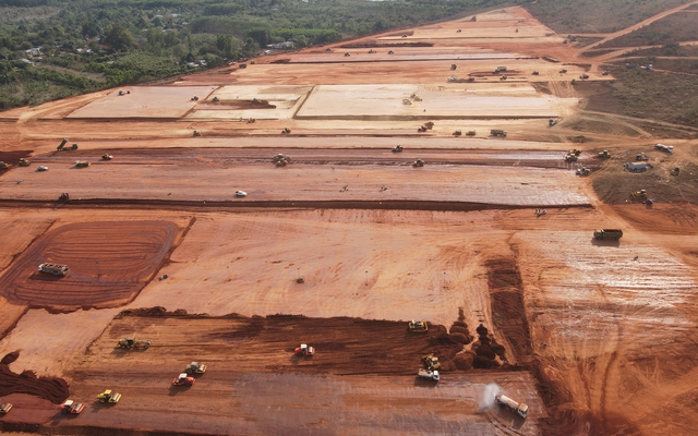 Thi công sân bay Long Thành