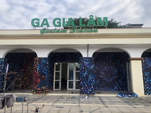 Nhà máy Xe lửa Gia Lâm đón chuyến tàu đặc biệt tại Lễ hội 