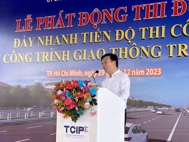 TP. HCM: Phát động thi đua đẩy nhanh tiến độ thi công 5 công trình giao thông trọng điểm- Ảnh 3.