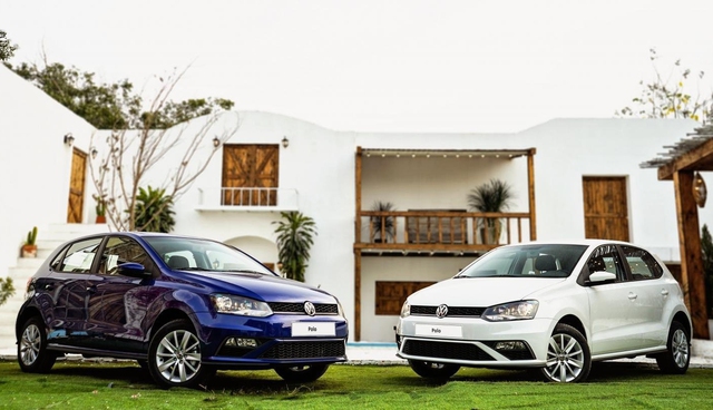 Mẫu xe Volkswagen Polo hatchback.