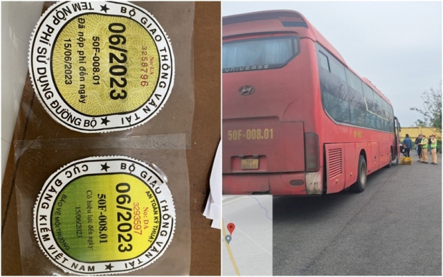 Nhiều tài xế sử dụng GPLX, tem kiểm định giả vượt cao tốc Đà Nẵng - Quảng Ngãi - Ảnh 2.