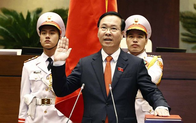 Chủ tịch nước Võ Văn Thưởng tuyên thệ nhậm chức - Ảnh 1. Chủ tịch nước Võ Văn Thưởng tuyên thệ nhậm chức - Ảnh 1.