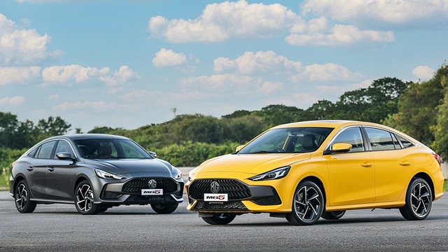 Mẫu xe MG5 thế hệ mới.