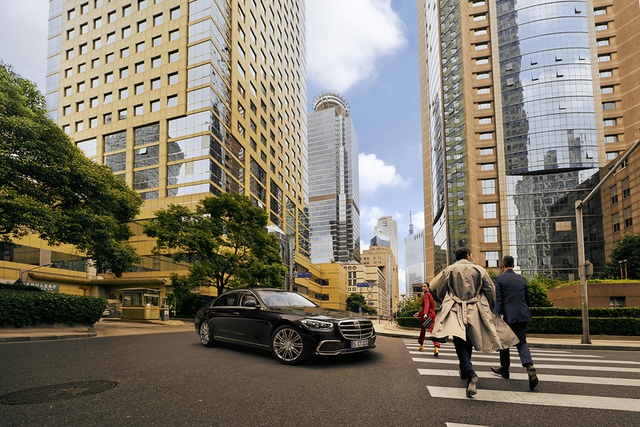 Mẫu sedan hạng sang cỡ lớn Mercedes S-Class 2023.