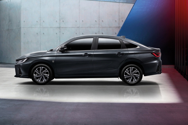 Mẫu xe Toyota Yaris Ativ đã bị ngừng bán tại Thái Lan.  Vios là tên gọi của Yaris Ative tại thị trường Việt Nam - Ảnh: Carscoops.