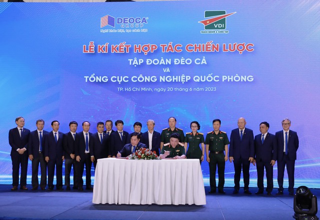Đèo Cả và Tổng cục Công nghiệp Quốc phòng ký kết thỏa thuận hợp tác - Ảnh 1.