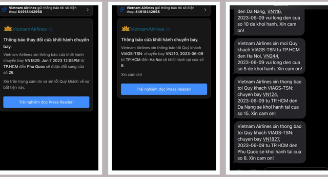 Triển khai hệ thống gửi tin nhắn tự động thông báo cửa ra máy bay tại 3 sân bay - Ảnh 2.