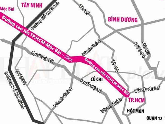 Bộ GTVT thống nhất điểm đầu, điểm cuối cao tốc TP. Hồ Chí Minh - Mộc Bài - Ảnh 1.